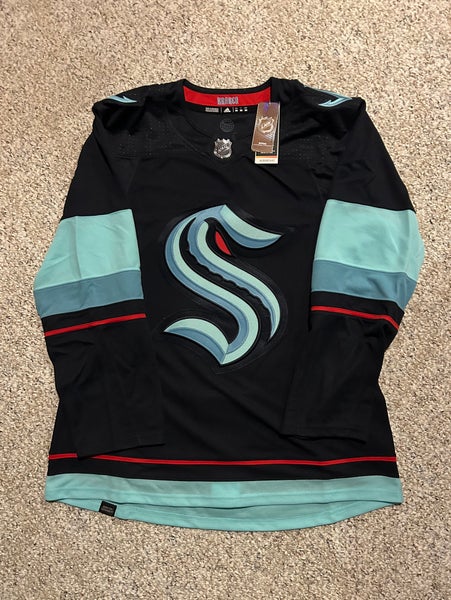New Adidas Seattle Kraken NHL Authentic Home Jersey - Size 50 M NWT