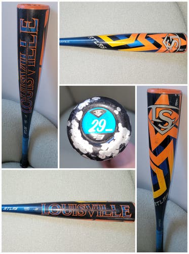2025 Louisville Slugger Atlas Alloy BBCOR Certified Bat (-3) 26 oz 29" (Used)