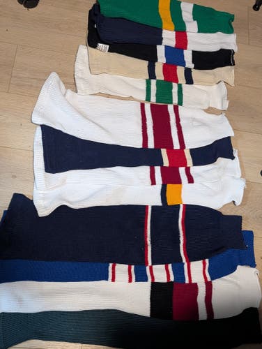 ** Clearance**Athletic Knit Socks Various Colours and Sizes - $100/25 pairs!