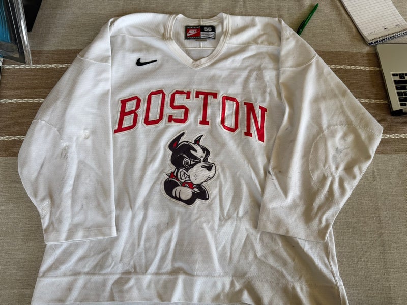 Boston University NCAA White Size 56 Men's Nike Jersey (Used)