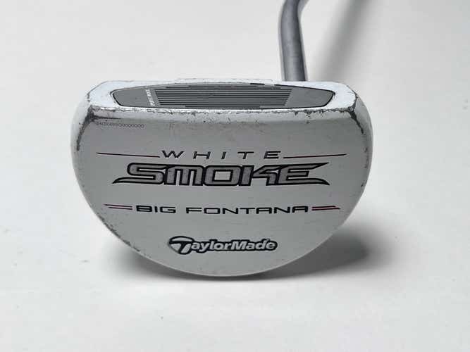 TaylorMade White Smoke Big Fontana Putter 33.5" Mens RH