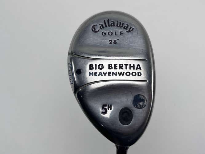Callaway Big Bertha Heavenwood 5 Hybrid 26* Gems 55w 55g Ladies Womens RH