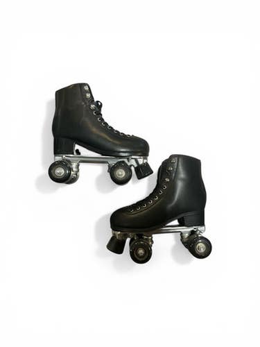 Used YOKI Senior Roller Quad Skates Black Senior 6 11873-S000234692