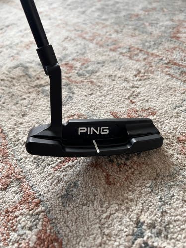 Black Men's 2023 Ping PLD Milled Anser 2 Matte Black Blade Right Handed Putter 35" (Used)