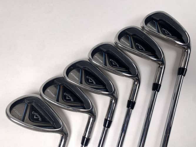 Callaway Edge 2018 Iron Set 6-PW+SW Regular Steel Mens RH