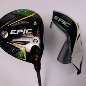 Callaway EPIC Flash 3 Fairway Wood 15* Project X EvenFlow 5.0 45g Senior RH HC
