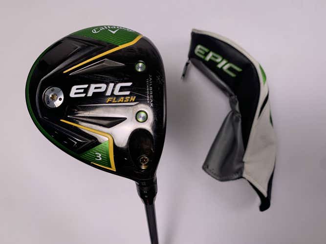 Callaway EPIC Flash 3 Fairway Wood 15* Project X EvenFlow 5.0 45g Senior RH HC