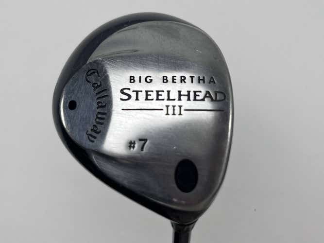 Callaway Steelhead III 7 Fairway Wood 21* System III Regular Graphite Mens RH