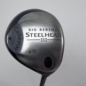 Callaway Steelhead III 9 Fairway Wood 24* System III Regular Graphite Mens RH