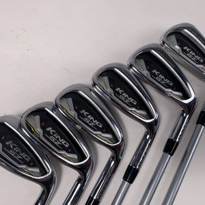 Cobra KING SpeedZone Iron Set 7-PW+GW+SW KBS TGI 50 Senior Graphite Mens RH