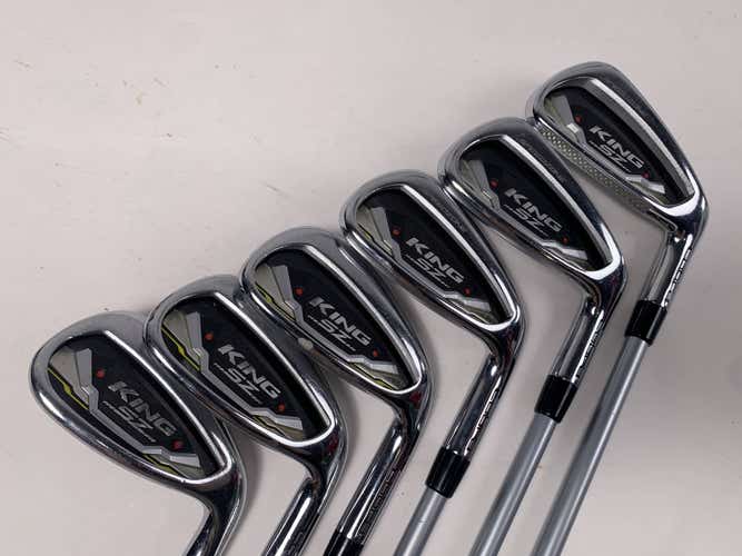 Cobra KING SpeedZone Iron Set 7-PW+GW+SW KBS TGI 50 Senior Graphite Mens RH