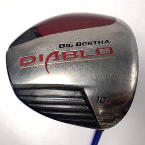 Callaway Big Bertha Diablo Driver 10* Pro Launch Blue 75g Extra Stiff RH