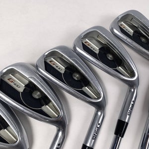 Ping G400 Iron Set 5-PW+AW Black Dot AWT 2.0 Stiff Steel Mens RH