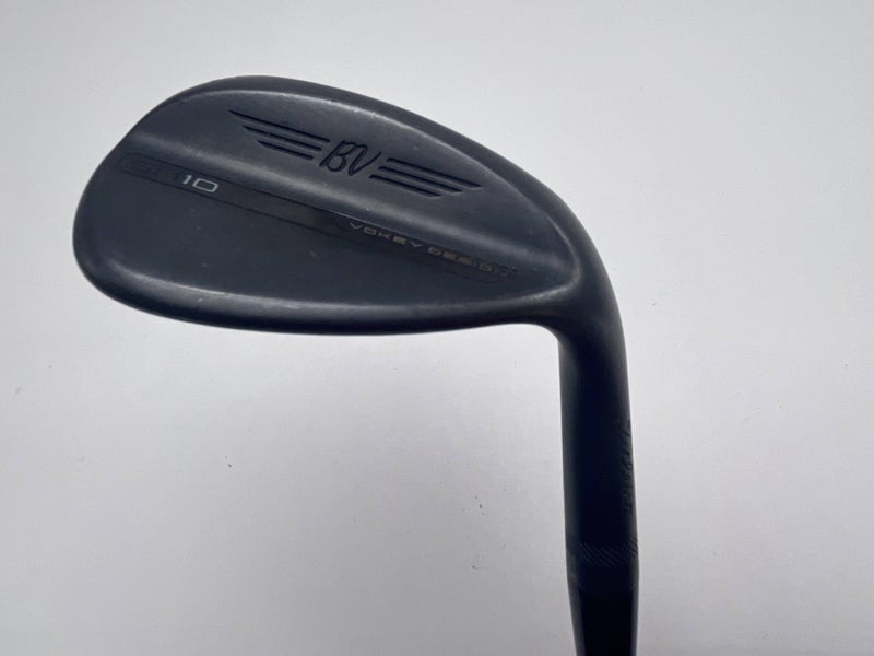 Titleist Vokey SM10 Jet Black Wedge 56* 12 Bounce D-Grind Vokey Steel Mens RH