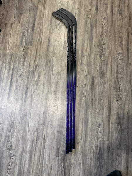 3 Custom Purple Bauer Vapor Hyperlite 2 Hockey Stick-RH-95 Flex-P88-Grip W/ Full Tactile