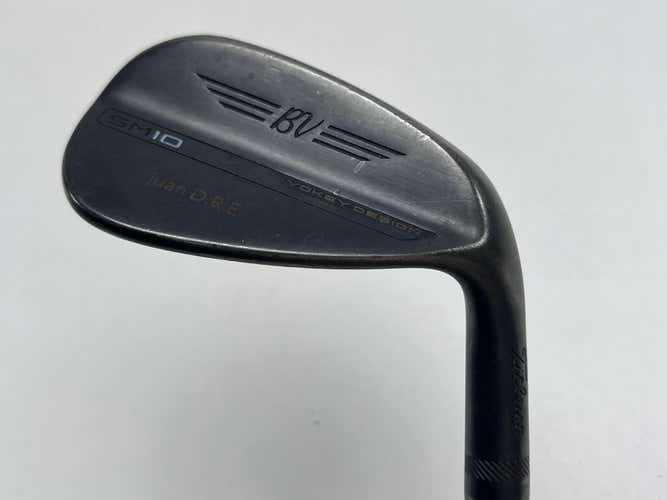 Titleist Vokey SM10 Jet Black Wedge 50* 12 Bounce F-Grind S400 Stiff Steel RH