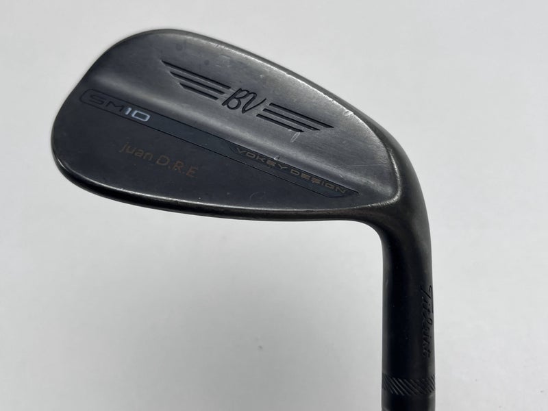Titleist Vokey SM10 Jet Black Wedge 50* 12 Bounce F-Grind S400 Stiff Steel RH