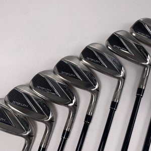 TaylorMade Stealth Iron Set 5-PW+AW Fujikura Ventus 5-A 50g Senior Graphite RH