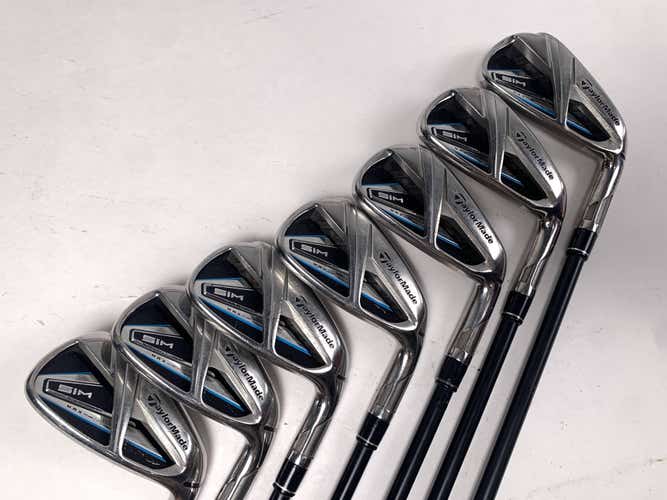 TaylorMade SIM MAX Iron Set 5-PW+GW KBS TGI 70 Regular Plus RH +1''