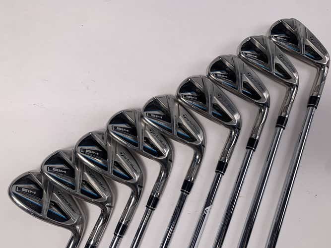 TaylorMade SIM MAX Iron Set 4-PW+GW+SW NS Pro 950 GH Regular Steel Mens RH