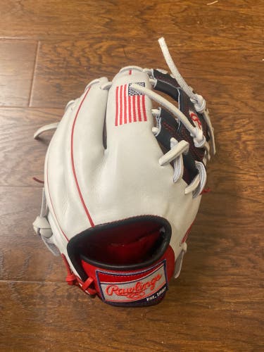 2025 Rawlings Heart of the Hide RH Infield Baseball Glove 11.5" (New) White USA PRO204-2