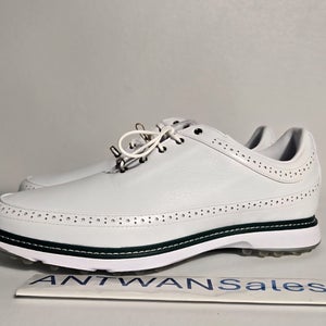 Adidas Golf MC80 Spikeless White Green IE3526 Waterproof Leather Men's Sz 12 NWT