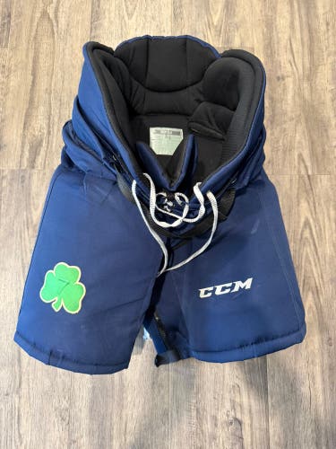 Notre Dame Game Worn Medium Senior CCM HP30 Hockey Pants Pro Stock (Used)