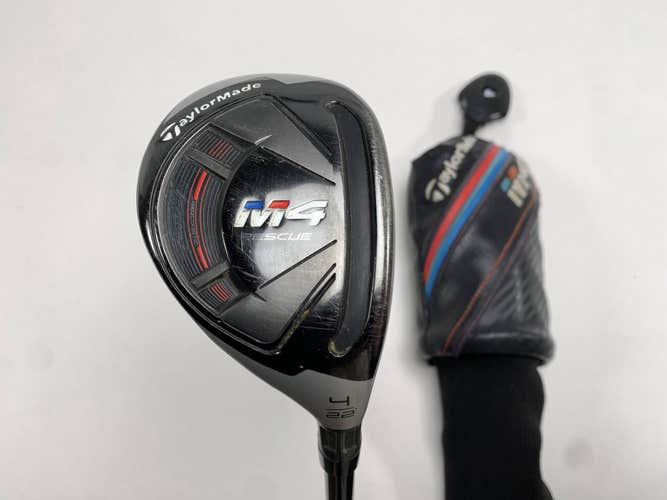 TaylorMade M4 4 Hybrid 22* Fujikura Atmos 6R Regular Graphite Mens RH HC