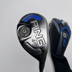 Ping G30 4 Hybrid 22* TFC 419 Stiff Graphite Mens RH HC