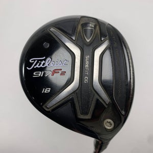 Titleist 917 F2 5 Fairway Wood 18* Diamana D+80x5ct Stiff Mens RH Midsize Grip