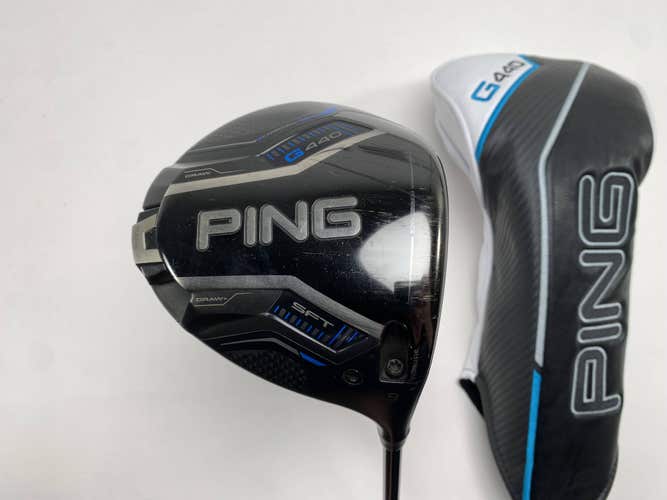 Ping G440 SFT Driver 9* Tour 2.0 65g Stiff Graphite Mens RH HC Midsize Grip
