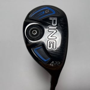 Ping G 2016 4 Hybrid 22* Alta 70g Stiff Graphite Mens RH