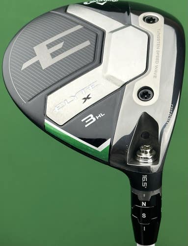 Callaway Elyte X Womens Fairway 3-Wood 3W 16.5* Ladies Flex Eldio 40L MINT!