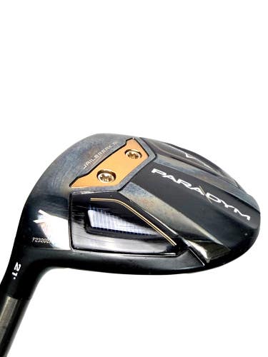 Callaway Paradym Left Handed 7 Wood 21 Aldila Ascent Blue 50g Senior Flex