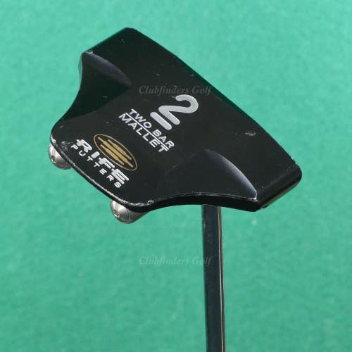 Guerin Rife Two Bar Mallet Center-Shafted 35" Putter Golf Club
