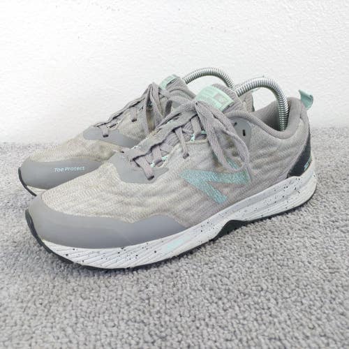 New Balance Nitrel V3 Gray Womens 8.5 WIDE Width Running Shoes Gray All Terrain