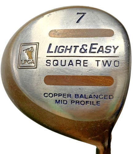 Square Two LPGA Light & Easy 7 Wood 27* RH Ladies Graphite 40" Nice Lamkin Grip