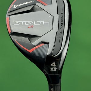 TaylorMade Stealth 2 Rescue 4-Hybrid 4H 22* Graphite Rocketfuel 80 Stiff Flex