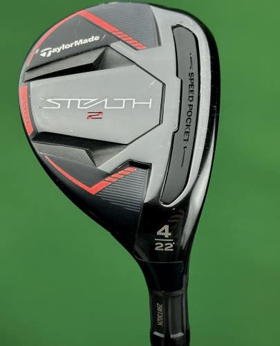 TaylorMade Stealth 2 Rescue 4-Hybrid 4H 22* Graphite Rocketfuel 80 Stiff Flex