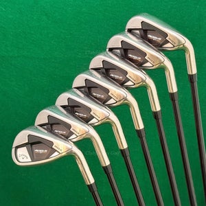 Callaway Rogue ST MAX 5-AW Iron Set Mitsubishi Tensei AV 75 Graphite Stiff