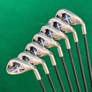 Callaway X-22 5-AW Iron Set Factory Mid-Kick 75g Graphite Seniors