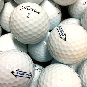 12 Near Mint AAAA White Titleist Tour Speed Used Golf Balls