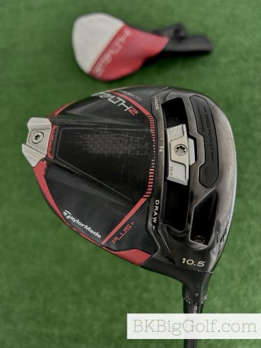 Taylormade Stealth 2 Plus+ 10.5 Driver w Headcover / Stiff