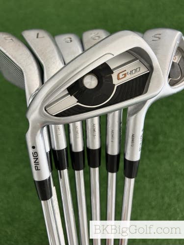 LH Ping G400 Iron Set 5-S / Ping AWT 2.0 Stiff