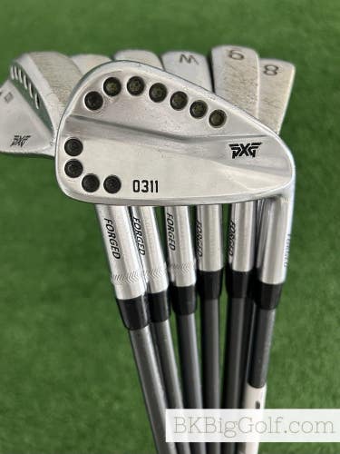 PXG 0311 Forged Iron Set 7-P, 50, 56, & 60 Wedges / Accra 70 Regular Graphite
