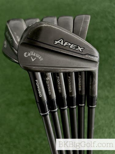 Callaway Apex Ti Fusion Black Smoke Forged Iron Set 5-P / Dynamic Gold 100 Stiff