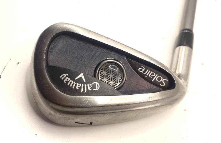 Left Handed CALLAWAY SOLAIRE 2018 7 IRON LADIES WOMEN'S FLEX GRAPHITE SHAFT