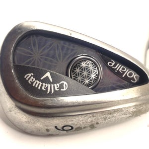 Left Handed CALLAWAY SOLAIRE 2018 9 IRON LADIES WOMEN'S FLEX GRAPHITE SHAFT