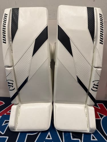 32" +1.5” 2024 Warrior Ritual G7 Pro Goalie Senior Leg Pads (New) White/Black