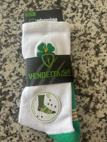 Notre Dame lacrosse team game socks Adrenaline NEW mens